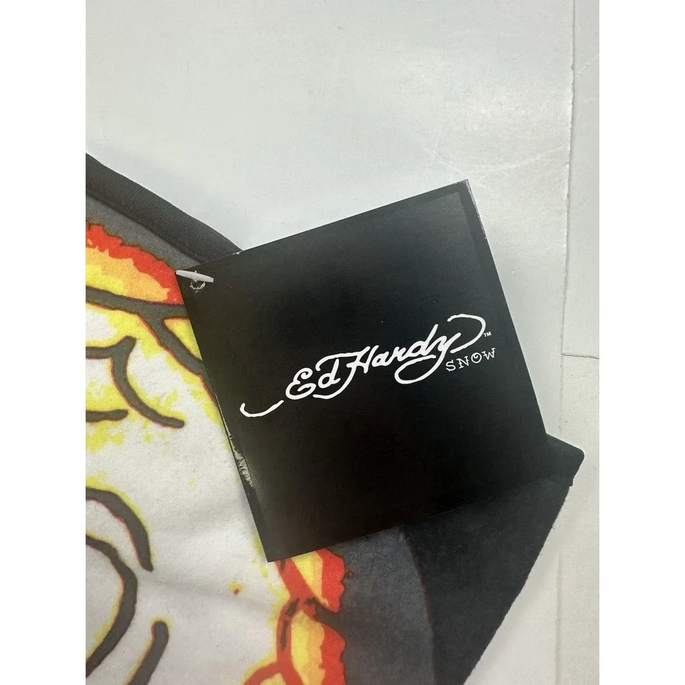 NWT Ed Hardy Snow y2k 2000s Men's One Size Snowboarding bandana coverup gaiter